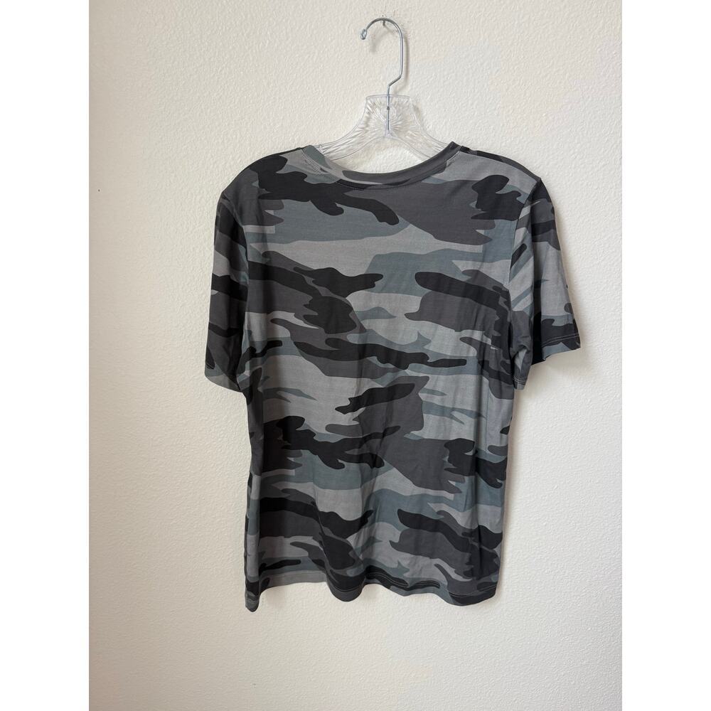 Johnny Was Camo Tiger Porthos Scarf Graphic Tee Pima Cotton Size Small - Picture 3 of 8